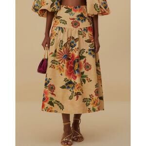 FARM Rio Floral Maxi Skirt - Multicolor